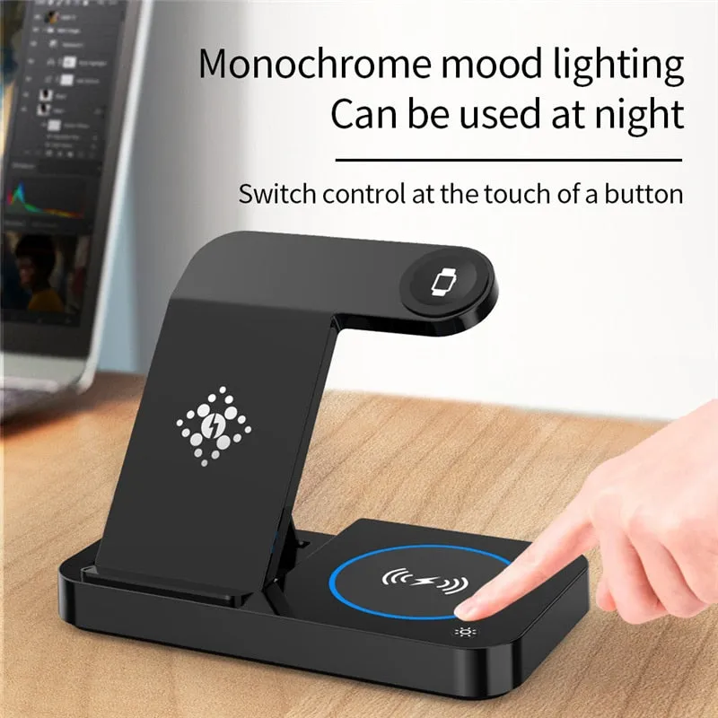 100W 4 in 1 Wireless Charger Stand