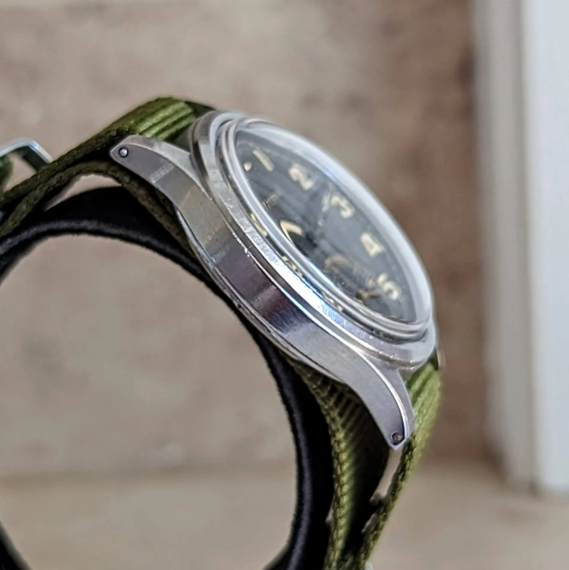 1942 ETERNA WWII Military Jumbo Wristwatch Ref. 138.92 Cal. 852 - Radium Dial Watch