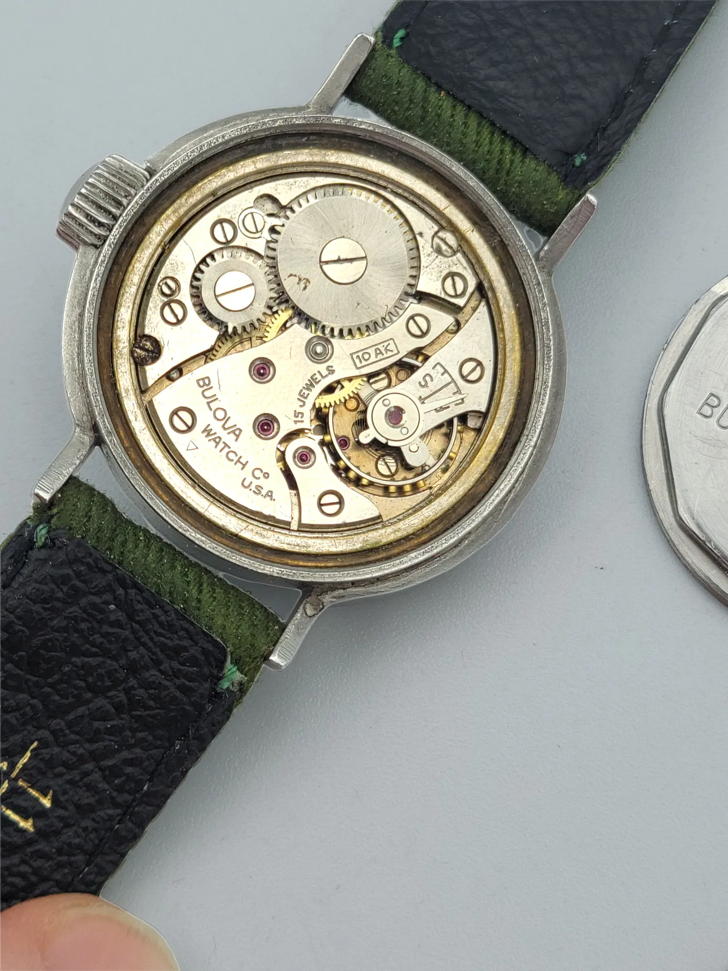 1945 BULOVA WWII Military Issue Watch Ord. Dept. U.S.A. Wristwatch