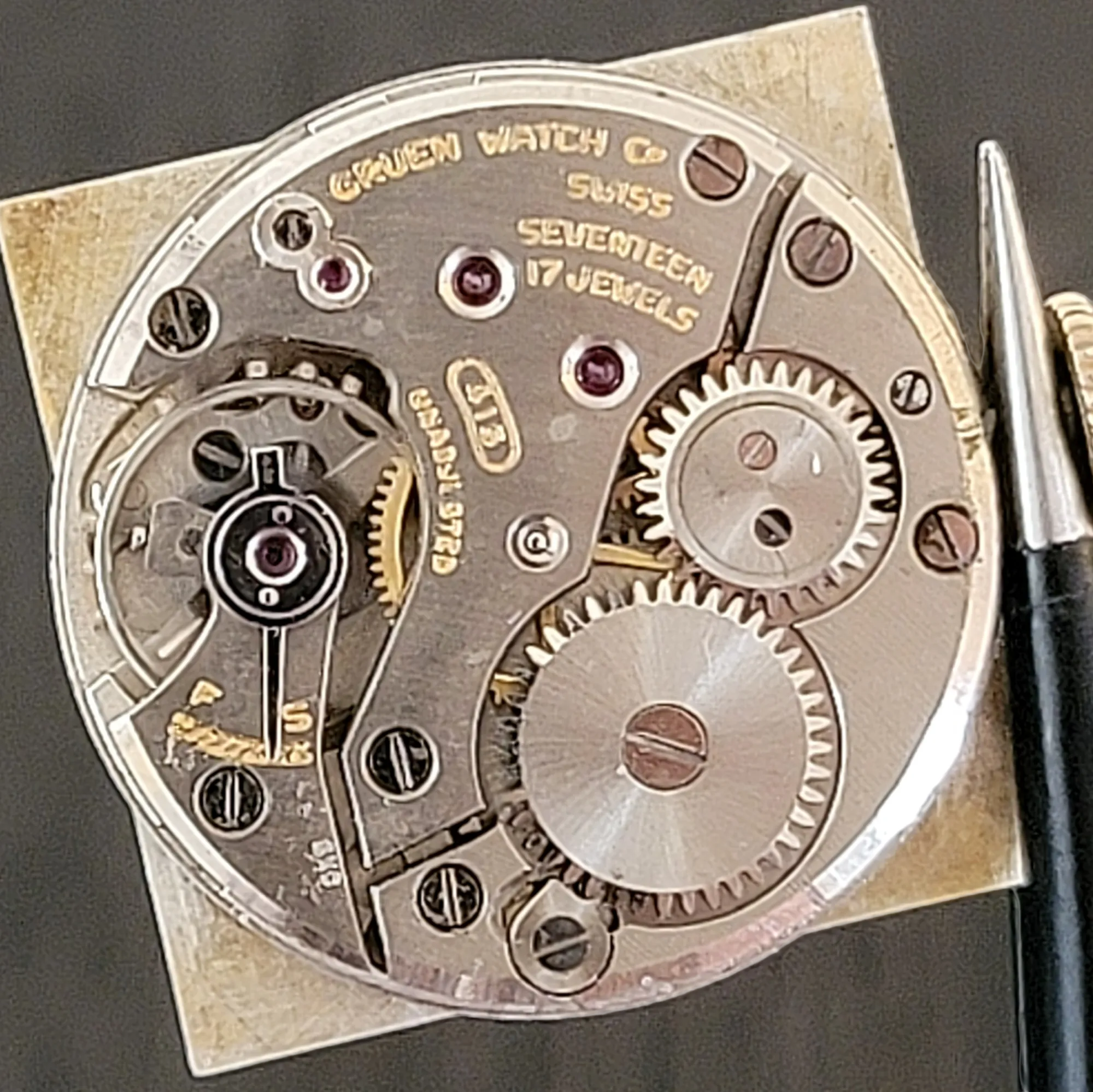 1952 GRUEN Veri-Thin Watch 17 Jewels Cal. 415 Swiss