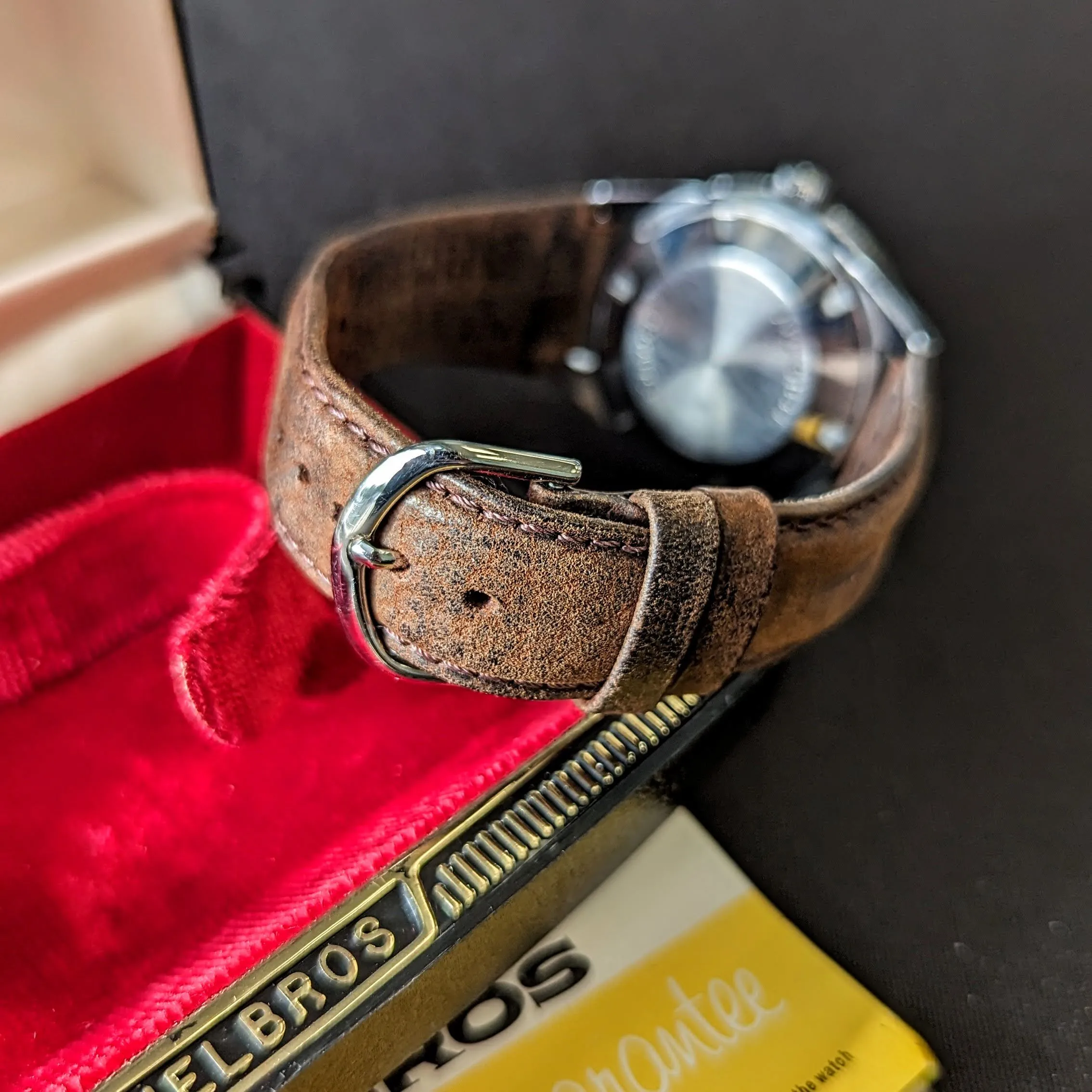 1960s HELBROS Invincible Skin Diver Automatic Wristwatch 17 Jewels Cal. PUW 1461 Germany Made