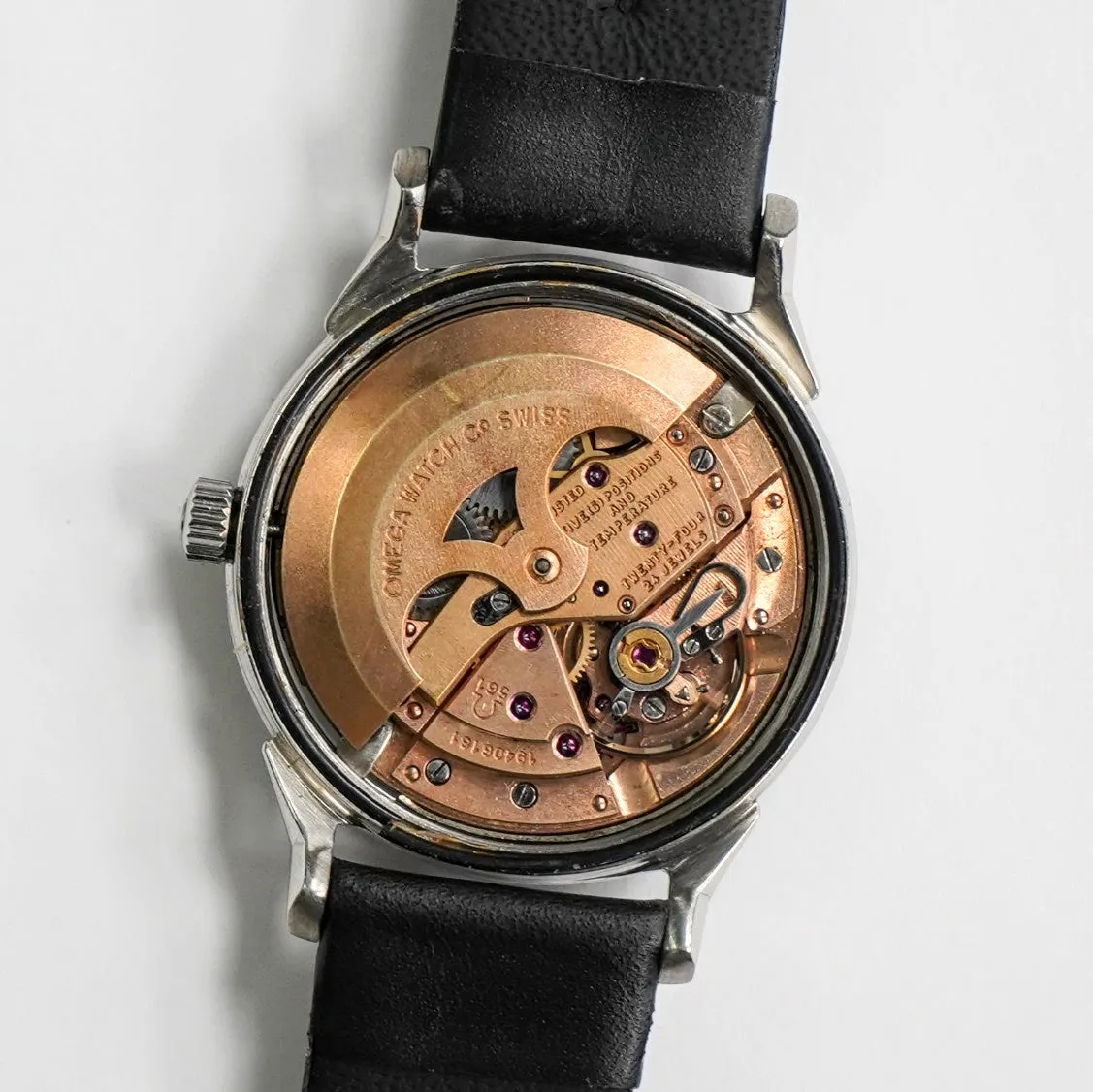 1962 OMEGA Constellation Calendar Watch Ref. 14902 Cal. 561 Black "Pie-Pan" Dial - IN BOX!