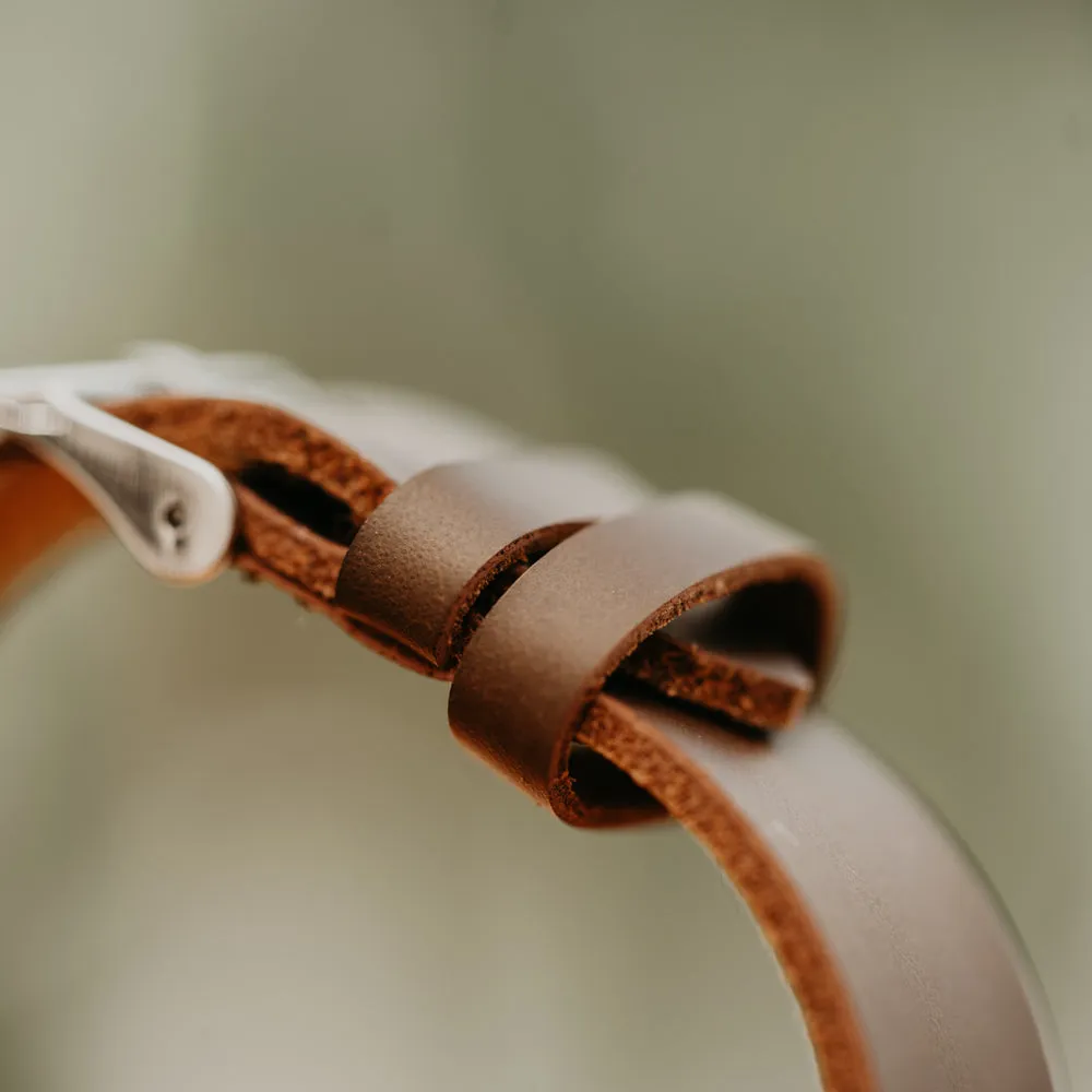 22mm Classic Small Brown Band