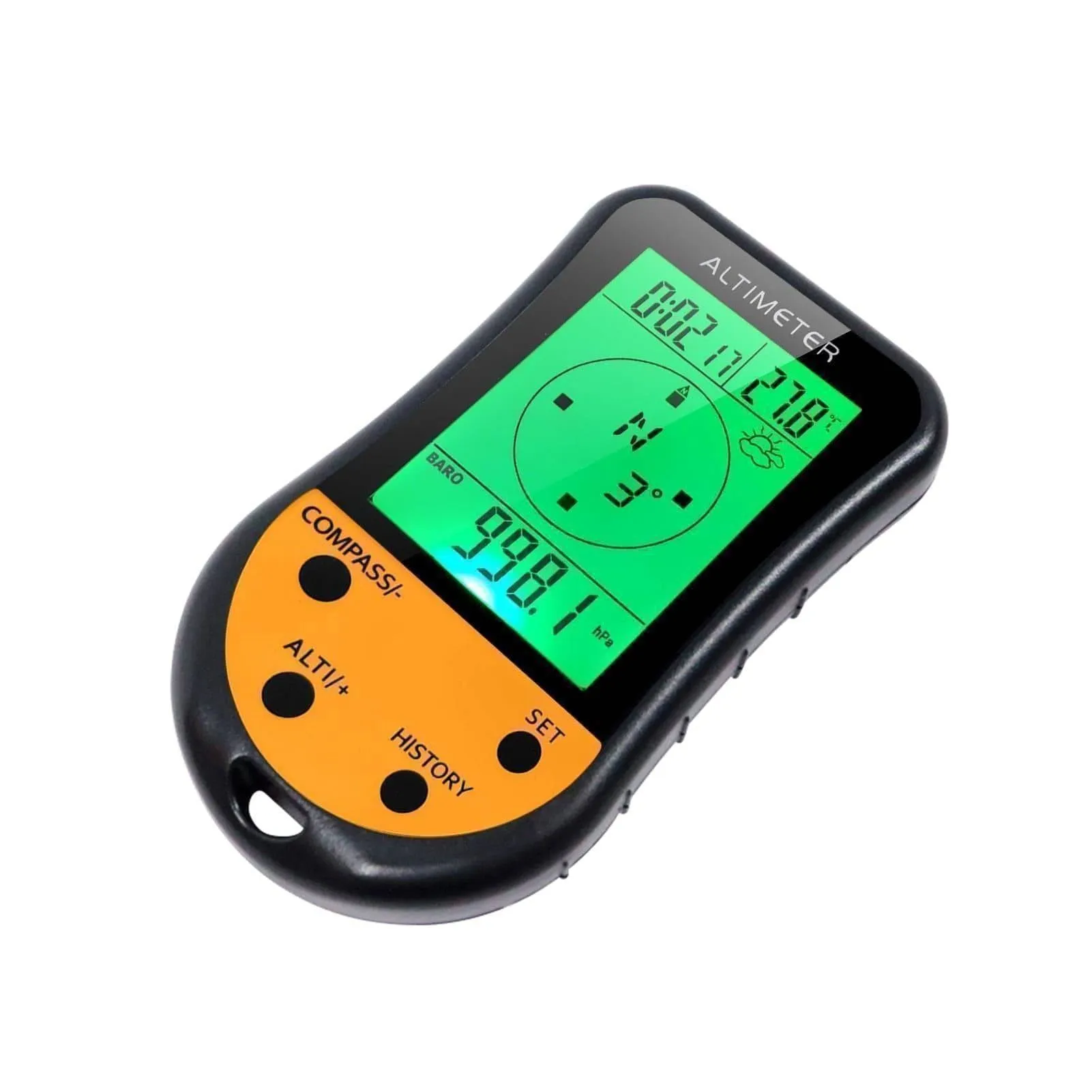 8-in-1 Digital Altimeter Barometer Compass Thermometer Weather Forecast