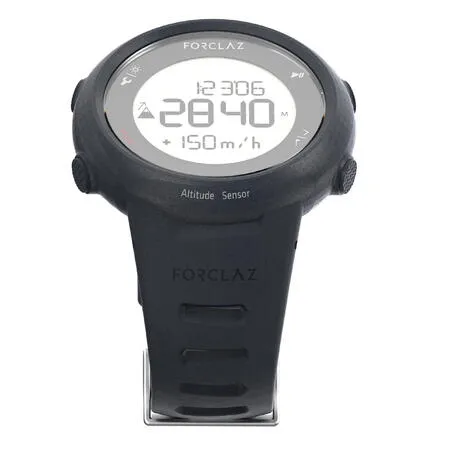 Altimeter watch - black