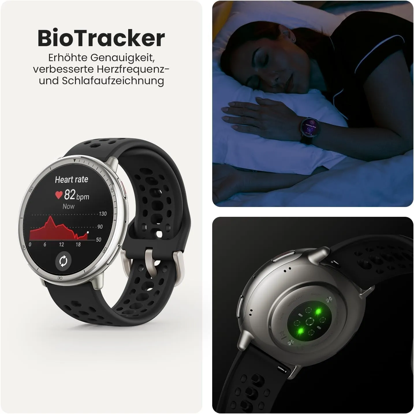 Amazfit Active 2 Smart Watch 44Mm, AI, Sprachsteuerung, GPS Und Kostenloses Kartenmaterial, 10 Tage Akku, Fitness Tracker Mit 160Plus Sportmodi, 5 ATM Wasserdicht Für Android Und Iphone