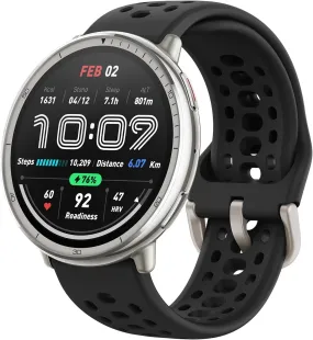 Amazfit Active 2 Smart Watch 44Mm, AI, Sprachsteuerung, GPS Und Kostenloses Kartenmaterial, 10 Tage Akku, Fitness Tracker Mit 160Plus Sportmodi, 5 ATM Wasserdicht Für Android Und Iphone
