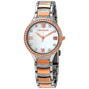 Anne Klein Mother of Pearl Dial Two-tone Ladies Watch 3385MPRT