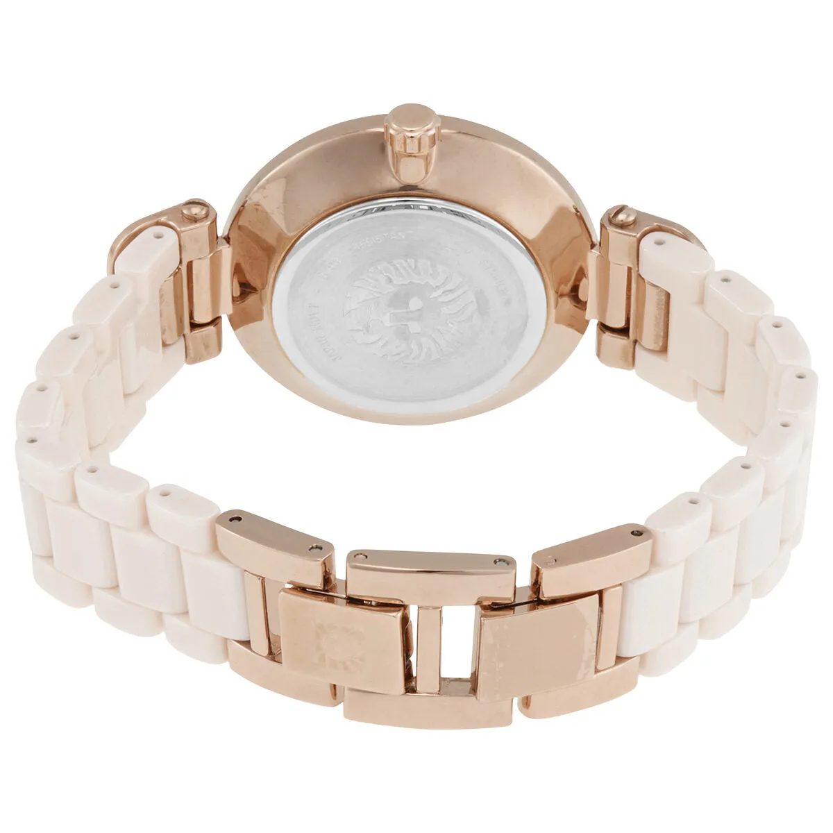 Anne Klein Quartz Crystal Pink Dial Ladies Watch AK/3478LPRG