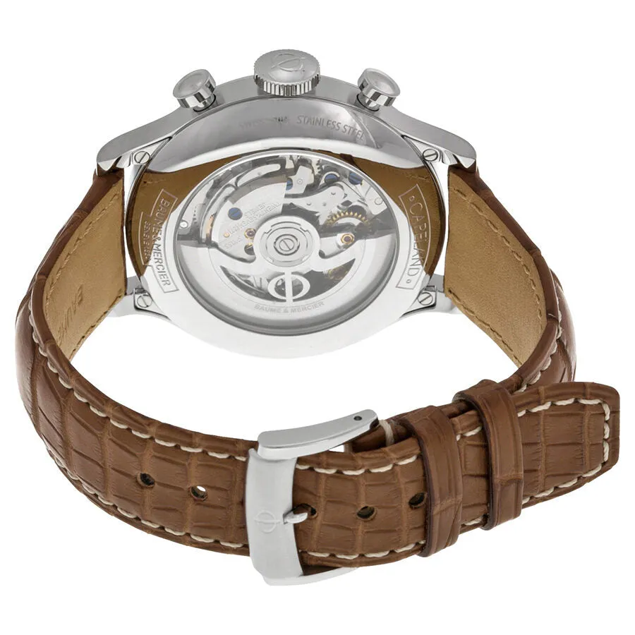 Baume and Mercier Capeland Flyback Chronograph Black Dial Men's Watch 10068