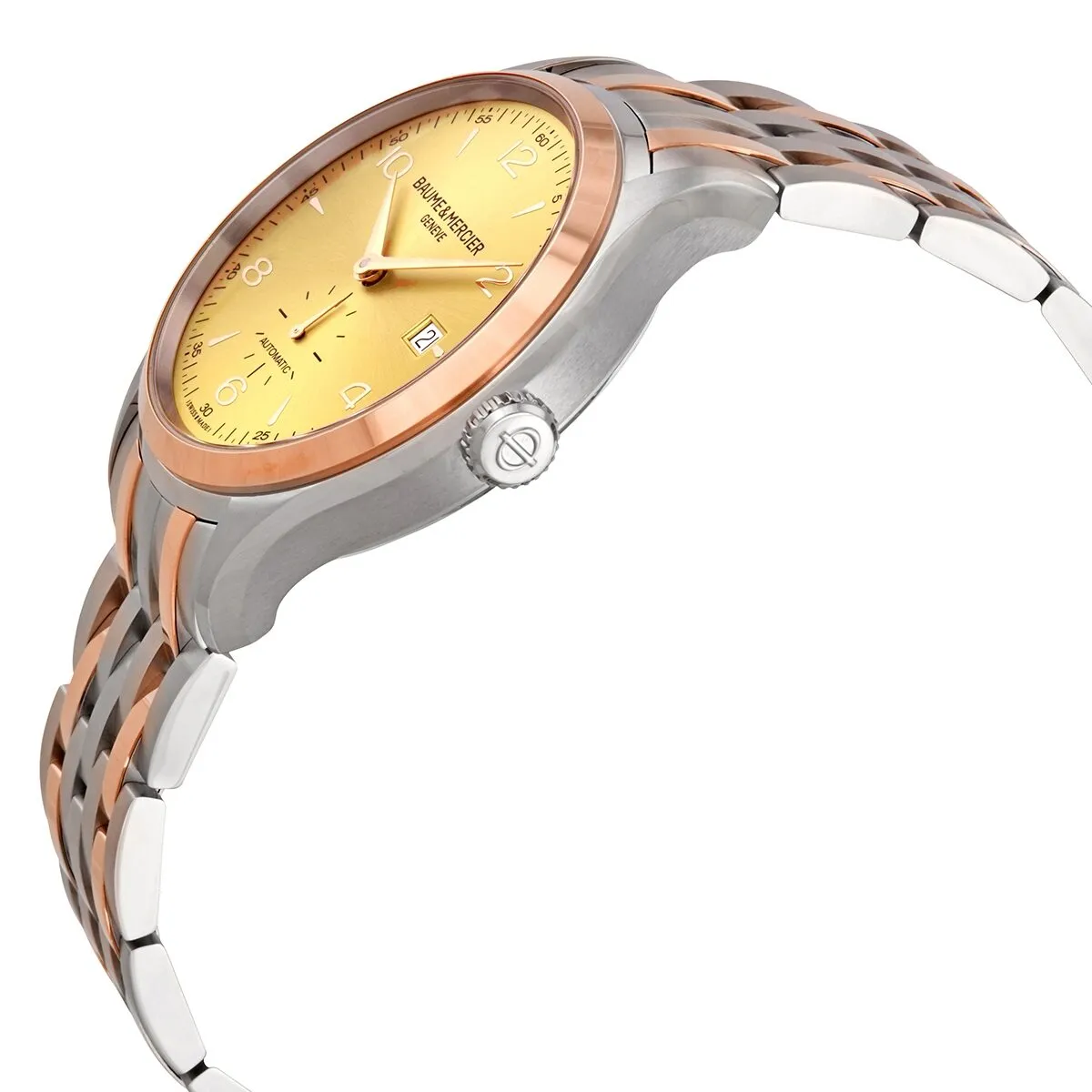 Baume et Mercier Clifton Automatic Gold Dial Men's Watch M0 A10352