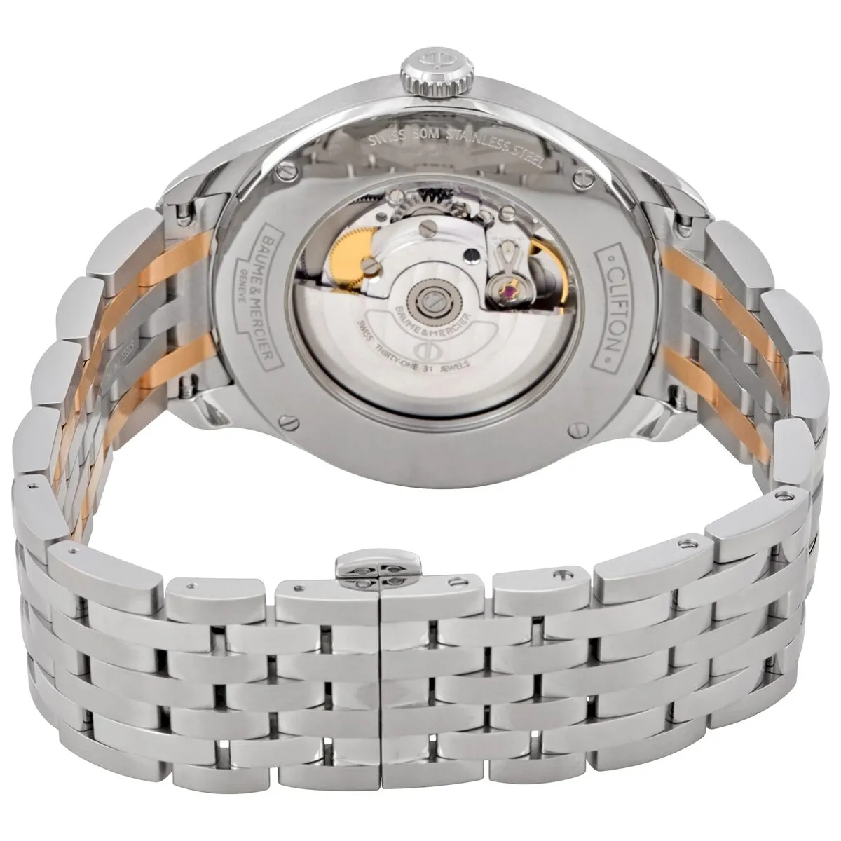 Baume et Mercier Clifton Automatic Gold Dial Men's Watch M0 A10352