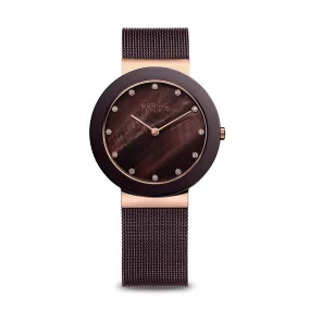 Bering 11435-262 Ceramic Stainless Steel Mesh Strap Women Watches