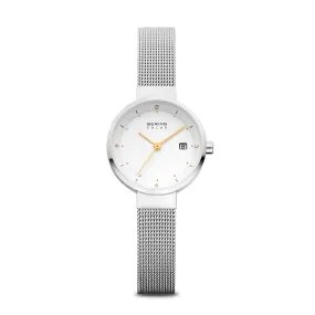 Bering 14426-001 Solar Stainless Steel Mesh Strap Unisex Watches