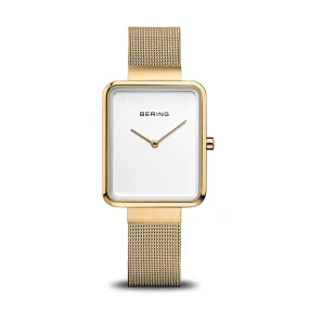Bering 14528-334 Classic Gold Stainless Steel Mesh Strap Unisex Watches