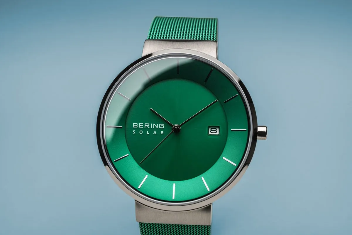 Bering Slim Solar Silver Charity Watch