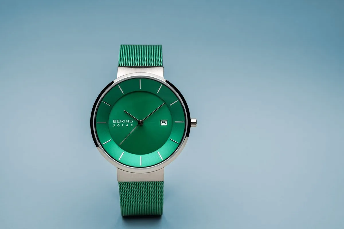 Bering Slim Solar Silver Charity Watch