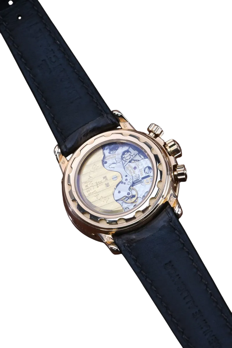 Blancpain Leman Chronograph Perpetual Calendar 18K Yellow Gold Men's Watch