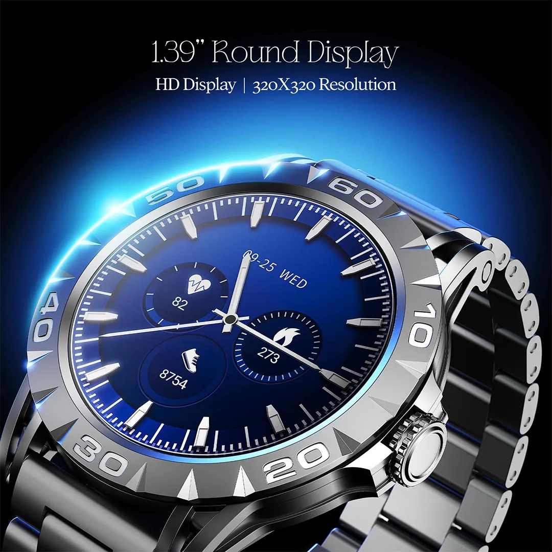 boAt Enigma Orion | Smartwatch with 1.39" HD Display, AI Voice Assistant, HR, SpO2 & Stress Monitoring, Sleep Monitor