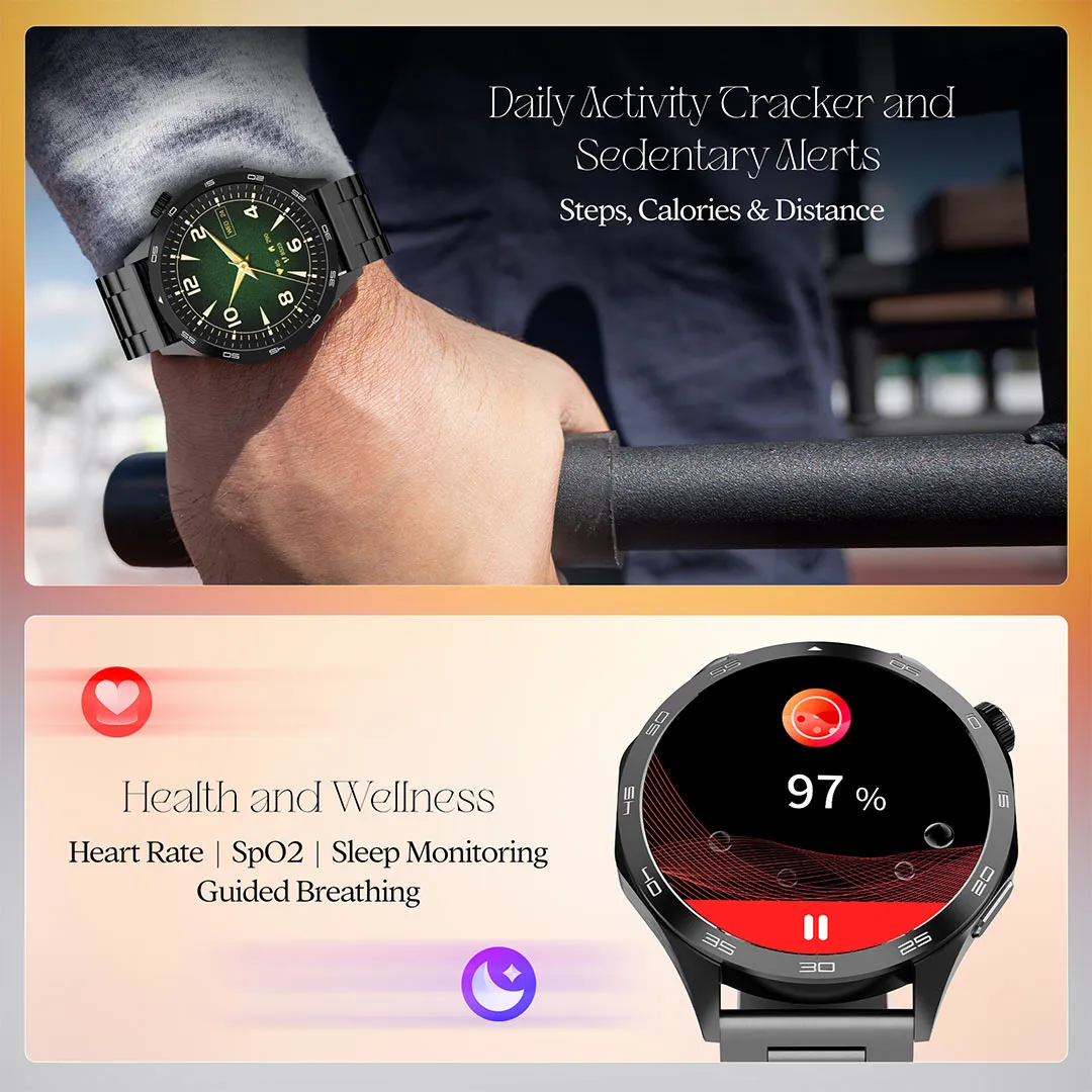 boAt Enigma Radiant  | Smartwatch with 1.43" Amoled Display, AI Voice Assistant, Multiple Watch Faces