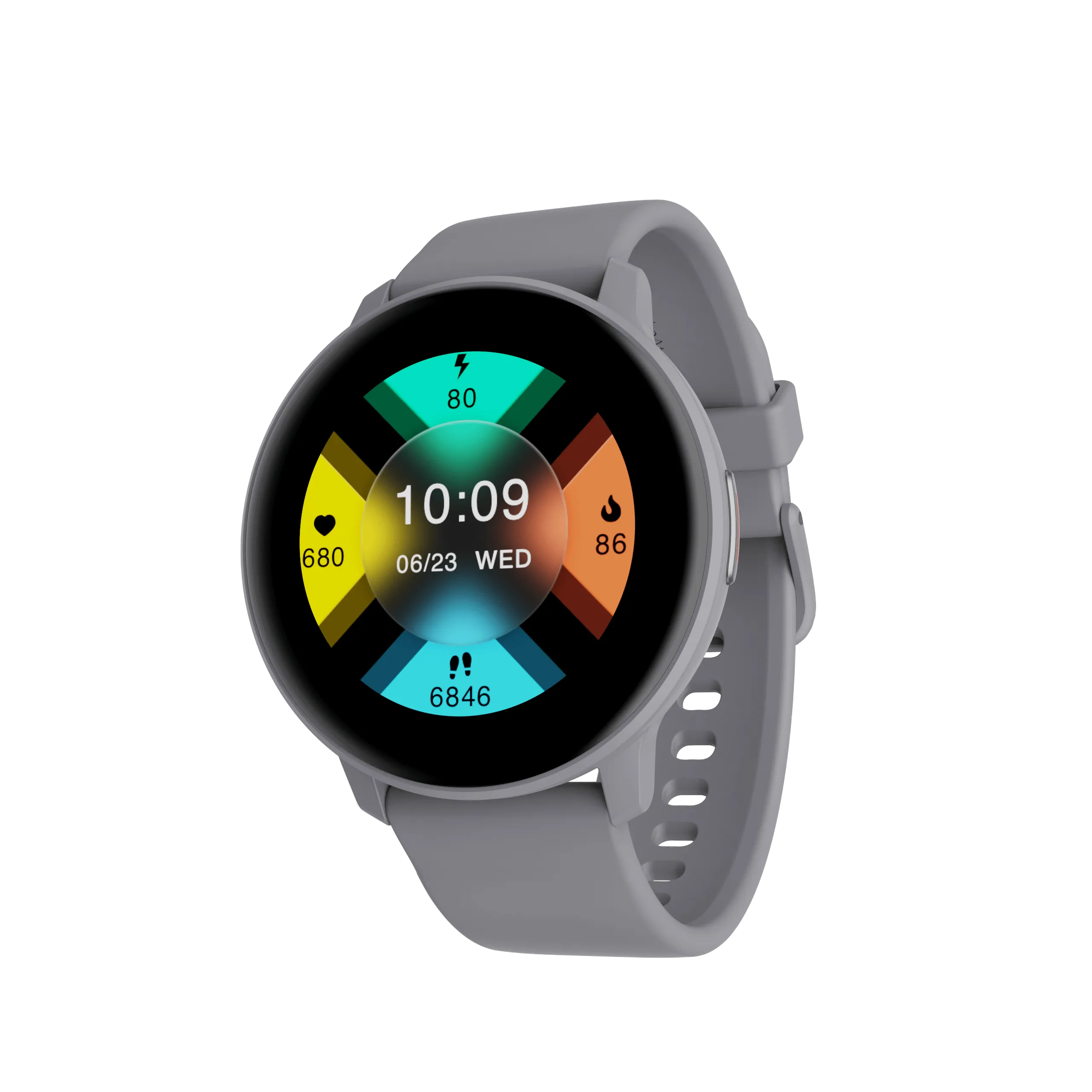 boAt Lunar Connect | Round Dial Smart Watch with 1.28” (3.25 cm) HD Display, BT Calling, Supports Hindi & English Language, Up to 20 contacts, 100  Sports Modes