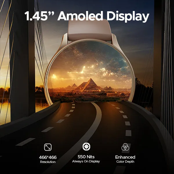 boAt Lunar Peak | Premium Smartwatch with Bluetooth Calling, 100  Sports Modes, AI Voice Assistant, SpO2 measurement