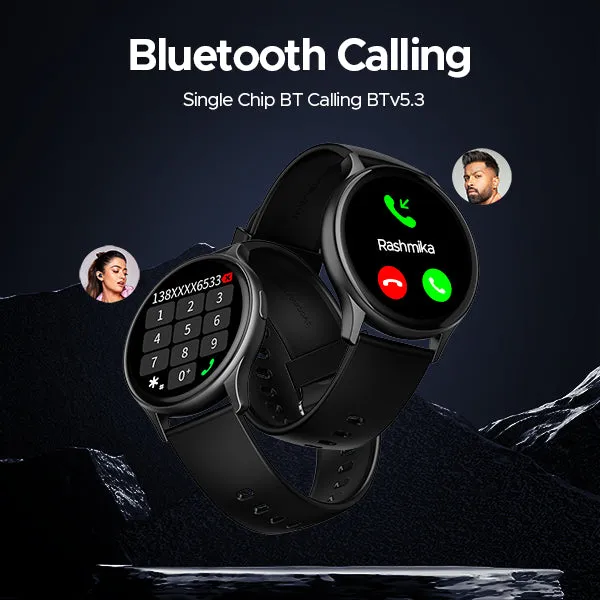 boAt Lunar Peak | Premium Smartwatch with Bluetooth Calling, 100  Sports Modes, AI Voice Assistant, SpO2 measurement