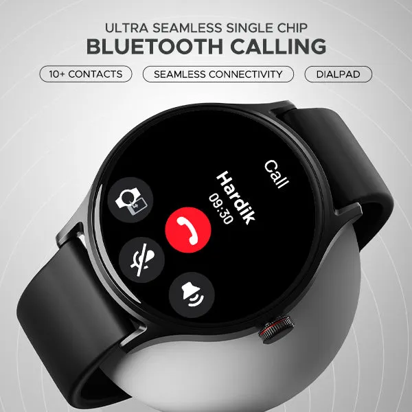 boAt Lunar Vista | Smartwatch with 1.52" (3.86cm) Vivid Round Display, BT Calling,  100  Sports Modes, AI Voice Assistant