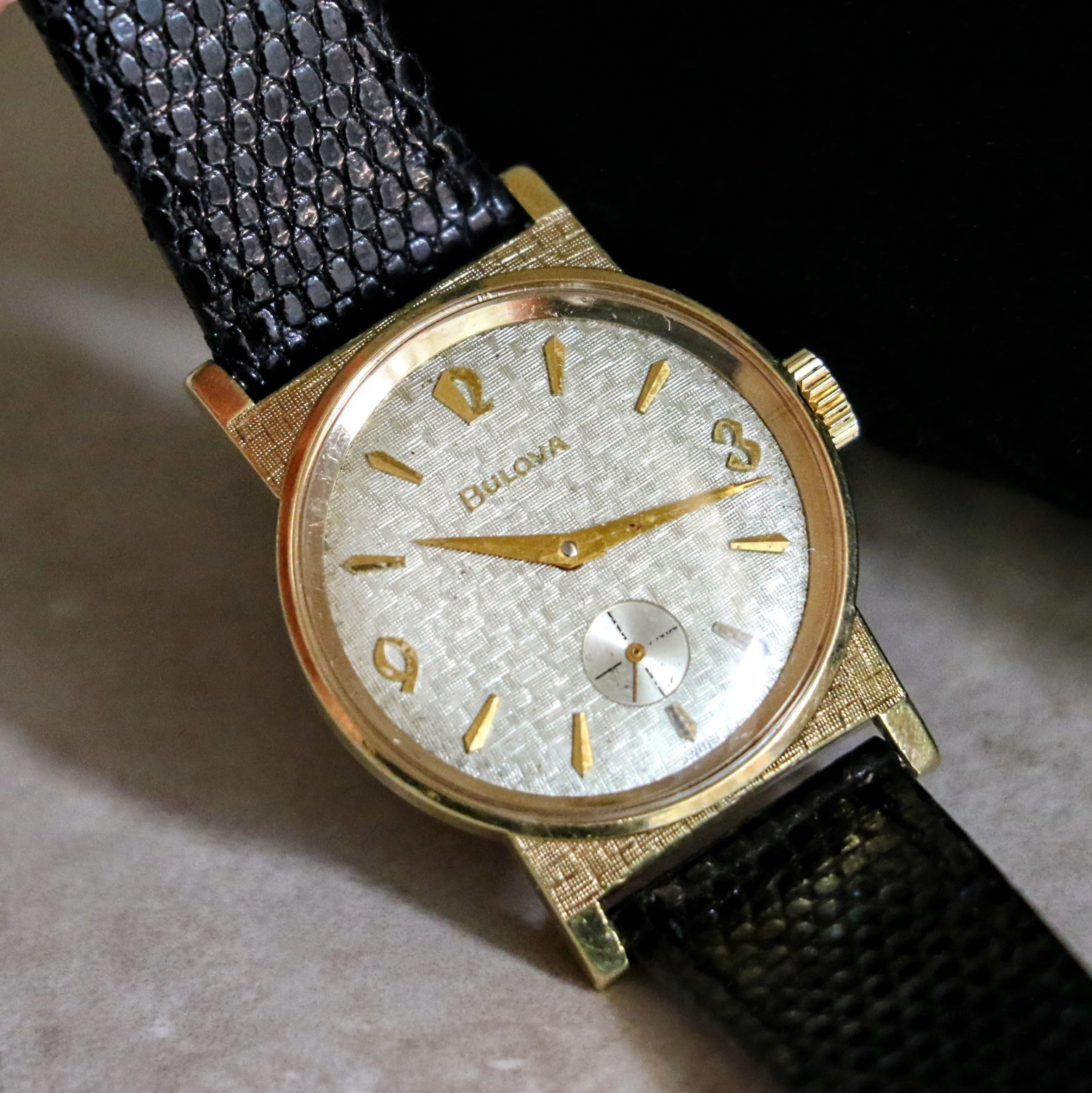 BULOVA 1965 American Eagle "D" Watch 17 Jewels Swiss Made Vintage Wristwatch