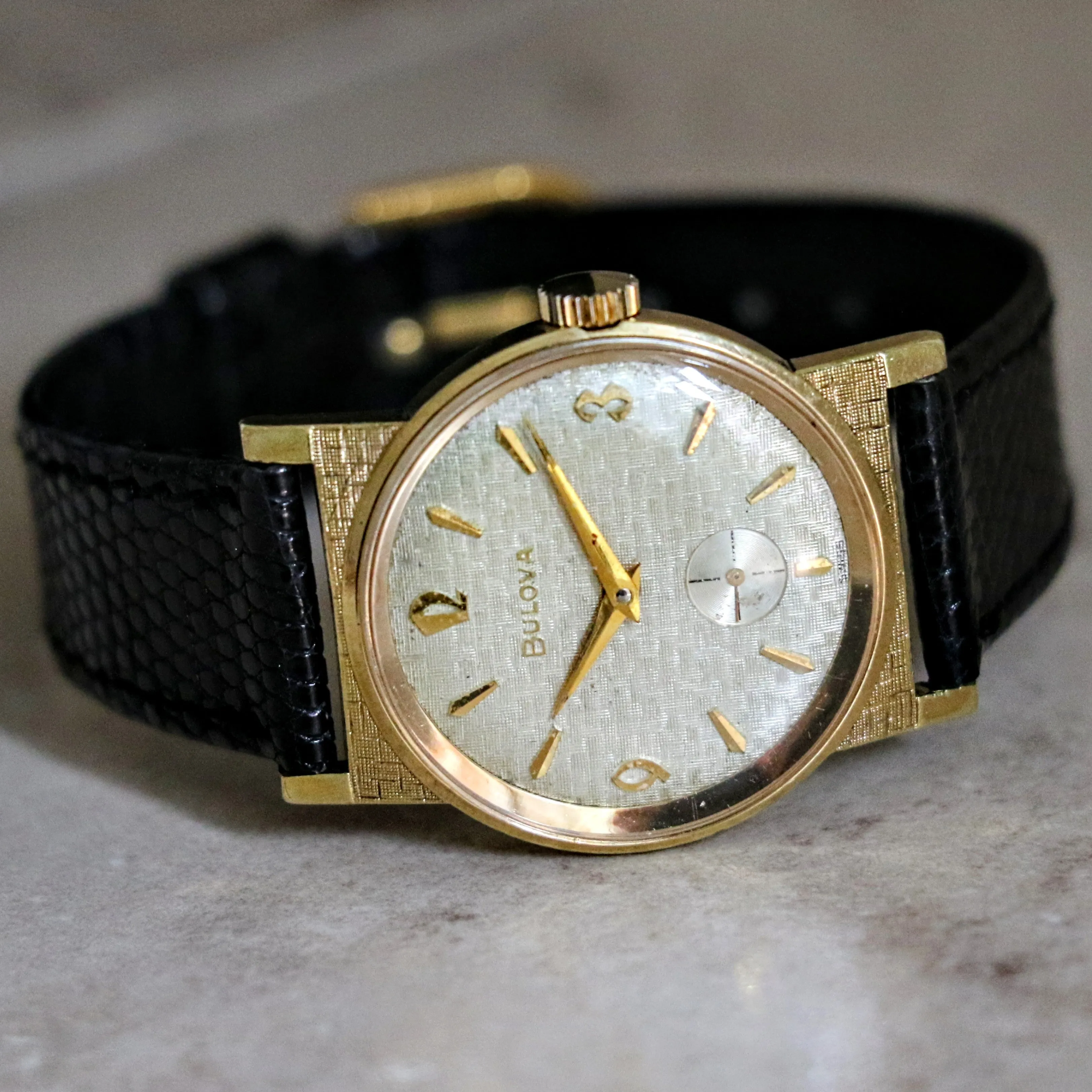 BULOVA 1965 American Eagle "D" Watch 17 Jewels Swiss Made Vintage Wristwatch