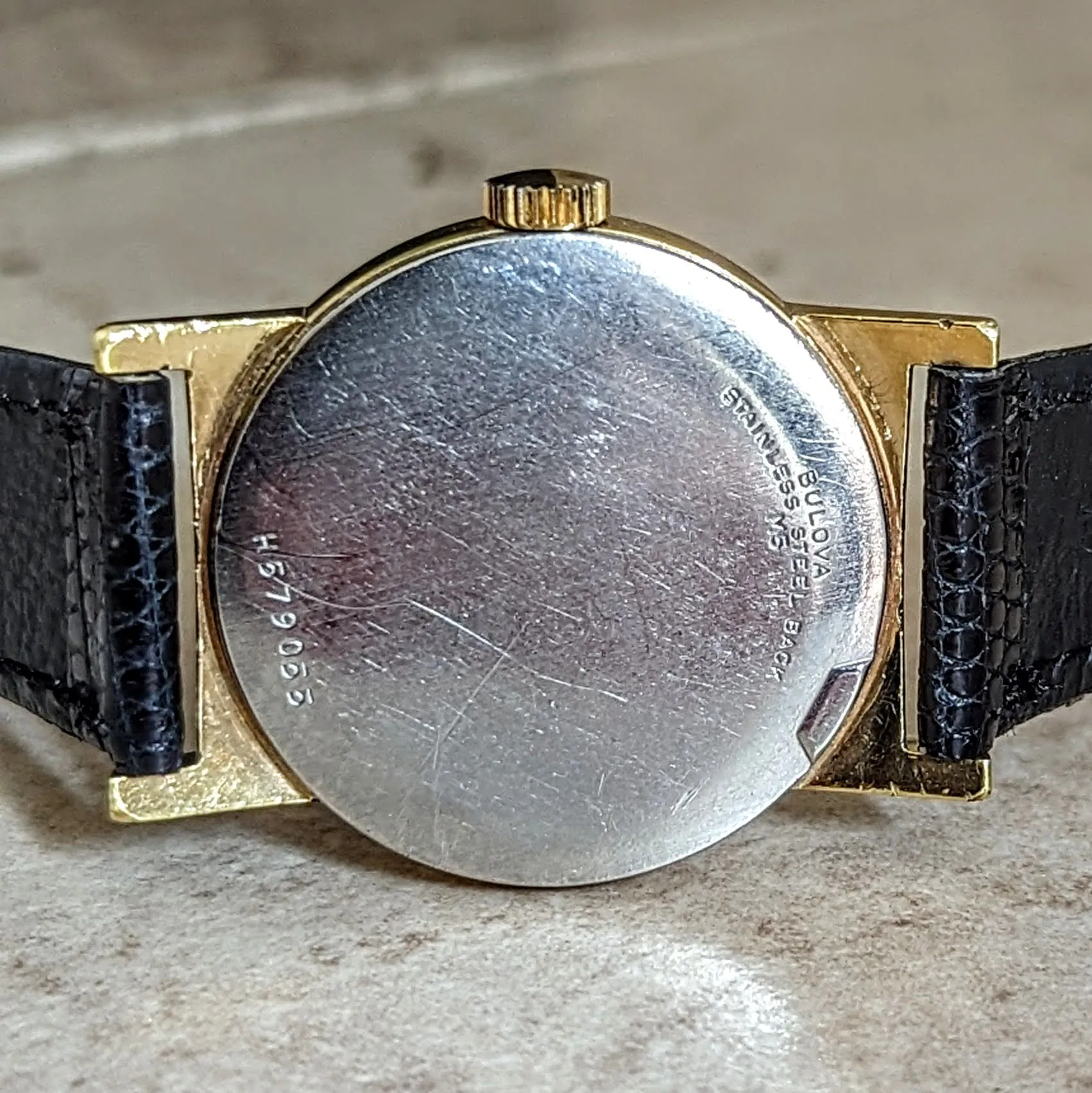 BULOVA 1965 American Eagle "D" Watch 17 Jewels Swiss Made Vintage Wristwatch