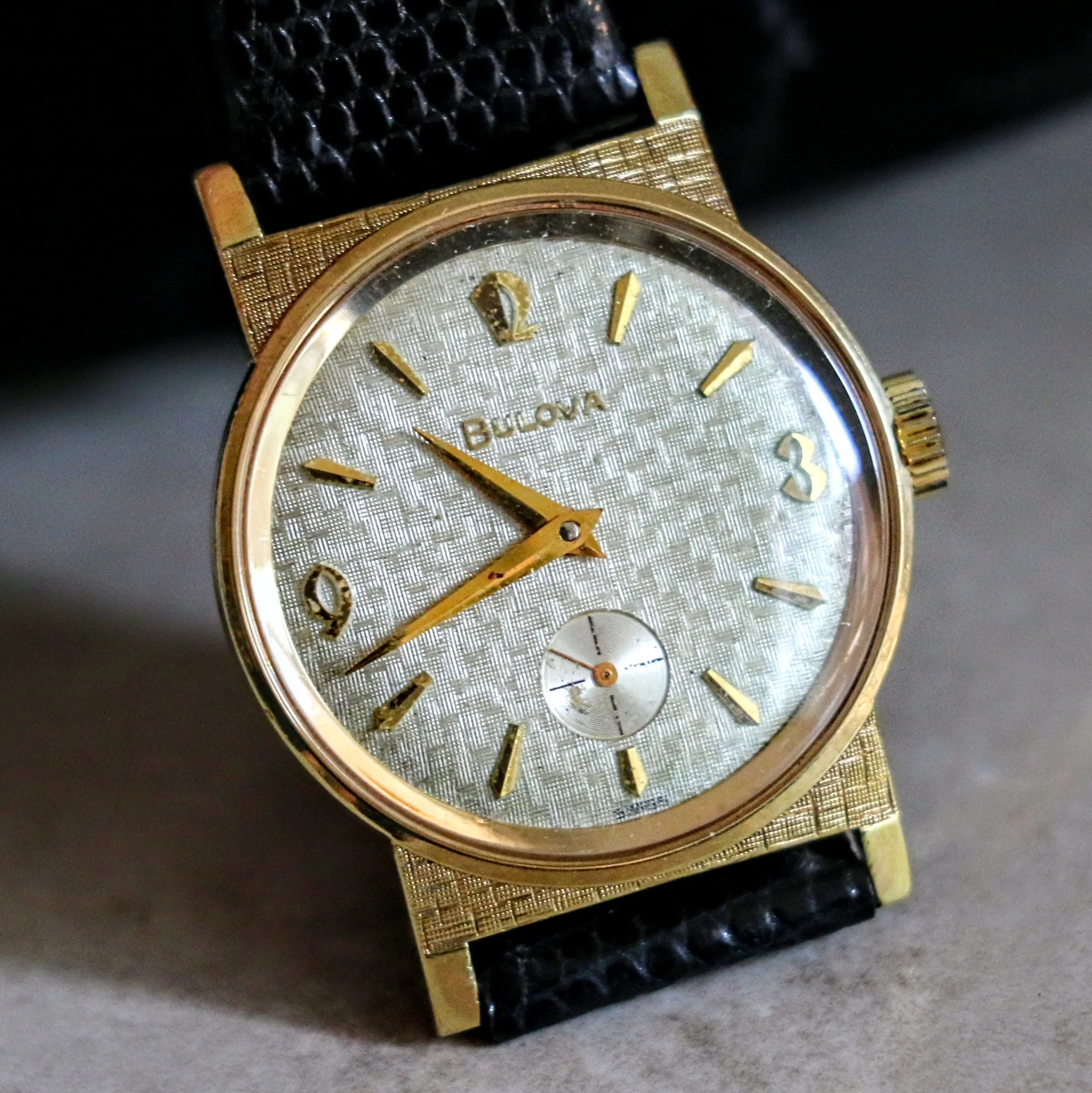 BULOVA 1965 American Eagle "D" Watch 17 Jewels Swiss Made Vintage Wristwatch