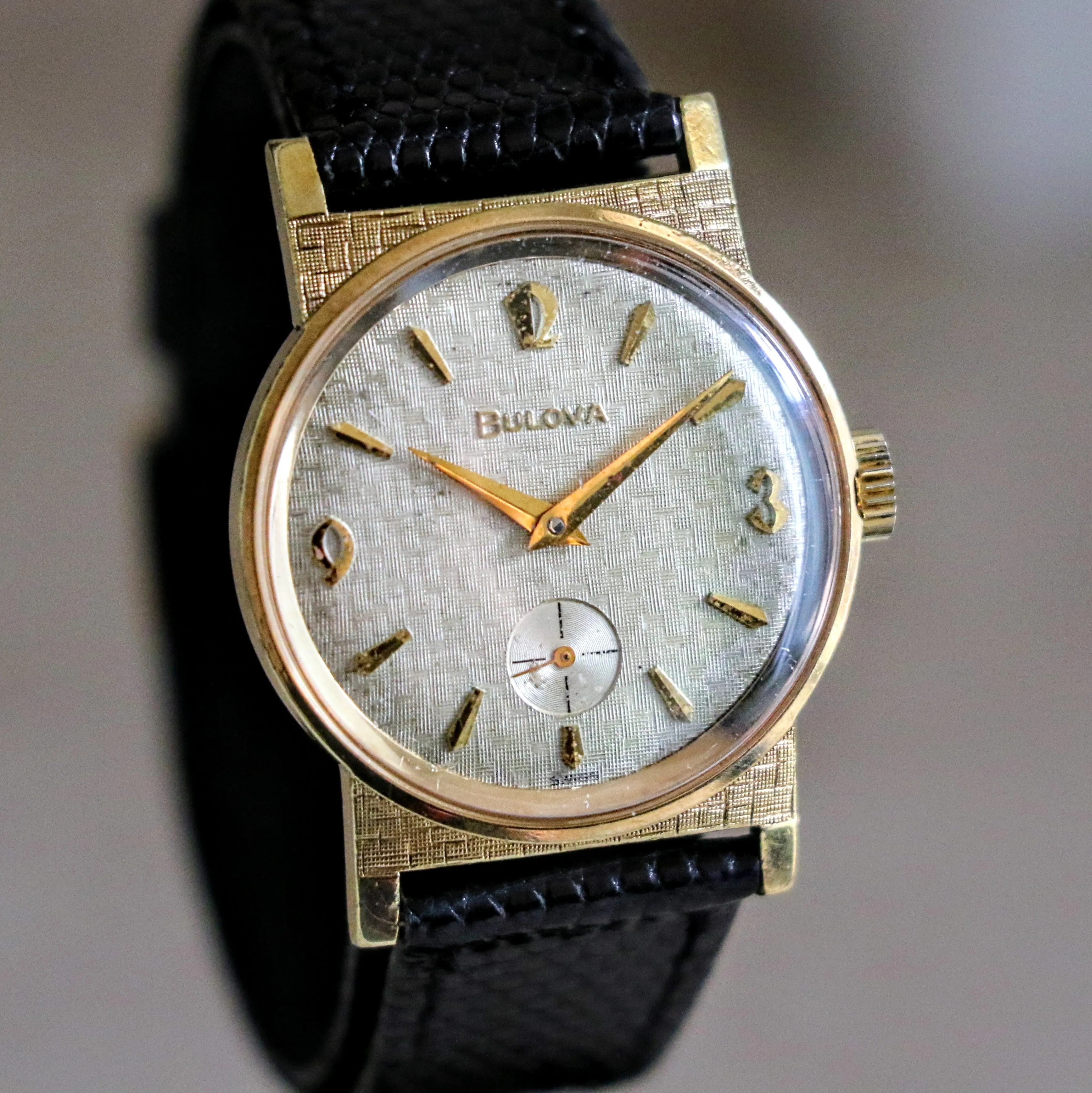 BULOVA 1965 American Eagle "D" Watch 17 Jewels Swiss Made Vintage Wristwatch