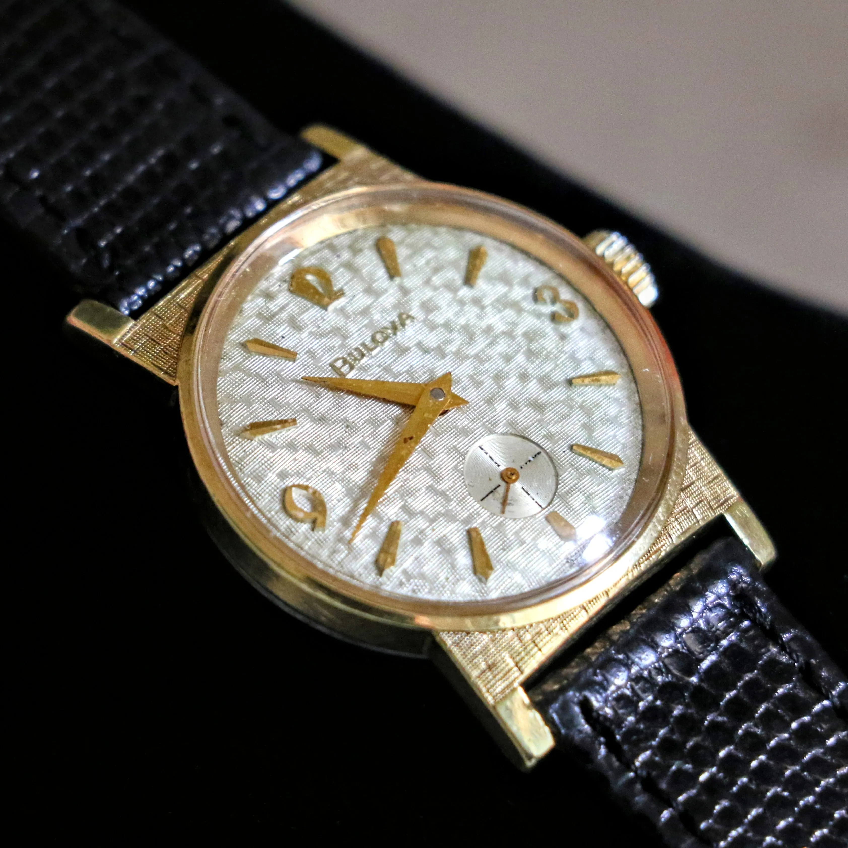 BULOVA 1965 American Eagle "D" Watch 17 Jewels Swiss Made Vintage Wristwatch