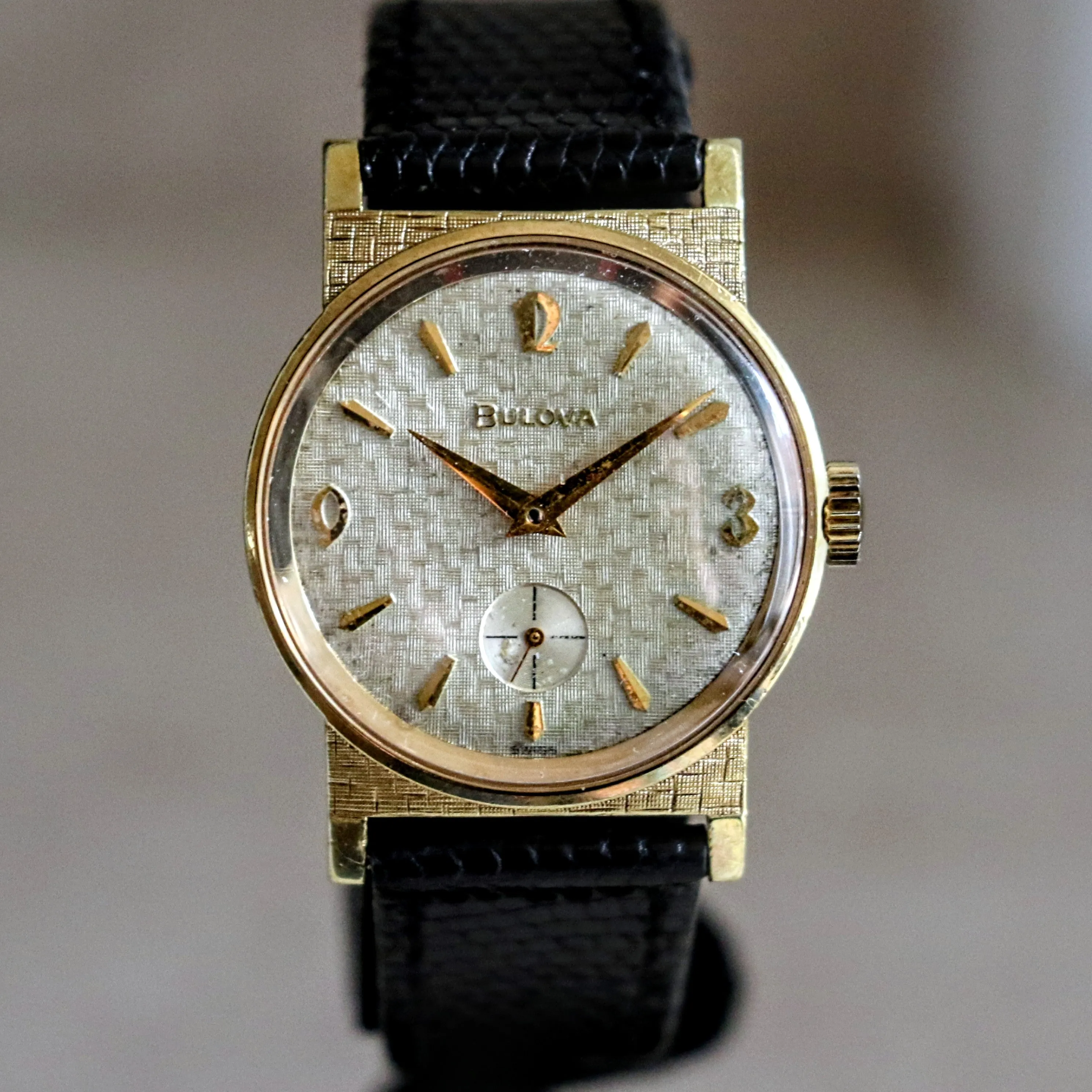 BULOVA 1965 American Eagle "D" Watch 17 Jewels Swiss Made Vintage Wristwatch