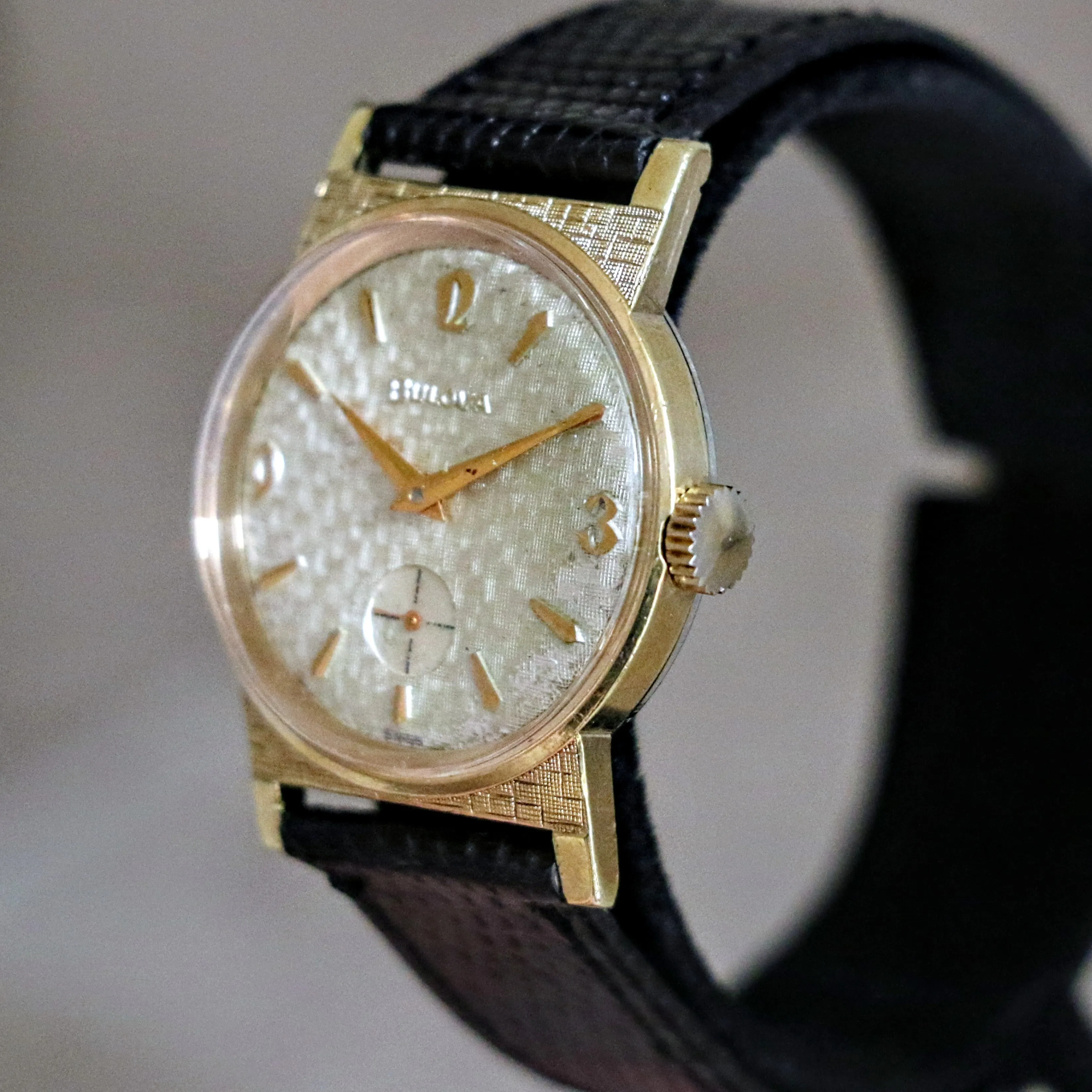 BULOVA 1965 American Eagle "D" Watch 17 Jewels Swiss Made Vintage Wristwatch