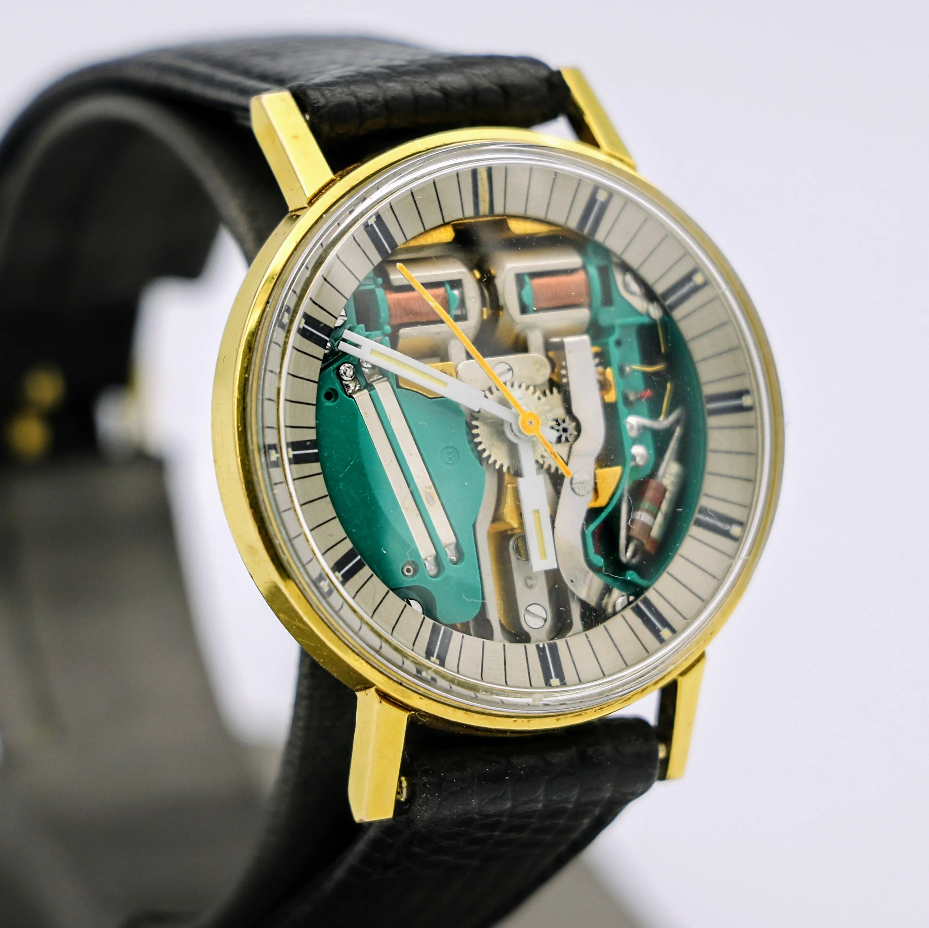 BULOVA Accutron SpaceView Writswatch Electronically Controlled 214 Tuning Fork Watch