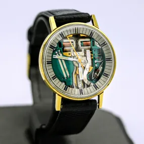BULOVA Accutron SpaceView Writswatch Electronically Controlled 214 Tuning Fork Watch