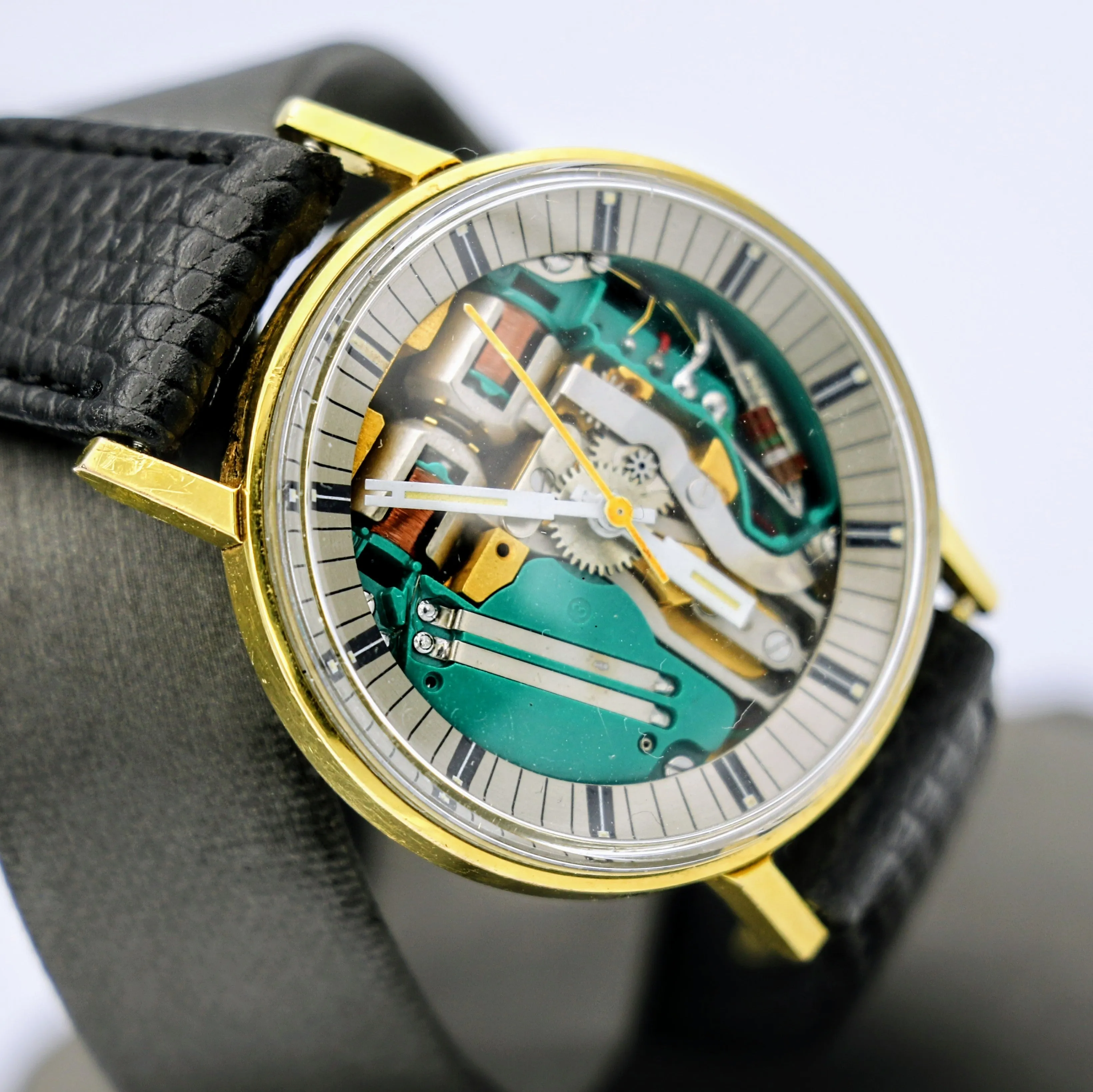 BULOVA Accutron SpaceView Writswatch Electronically Controlled 214 Tuning Fork Watch