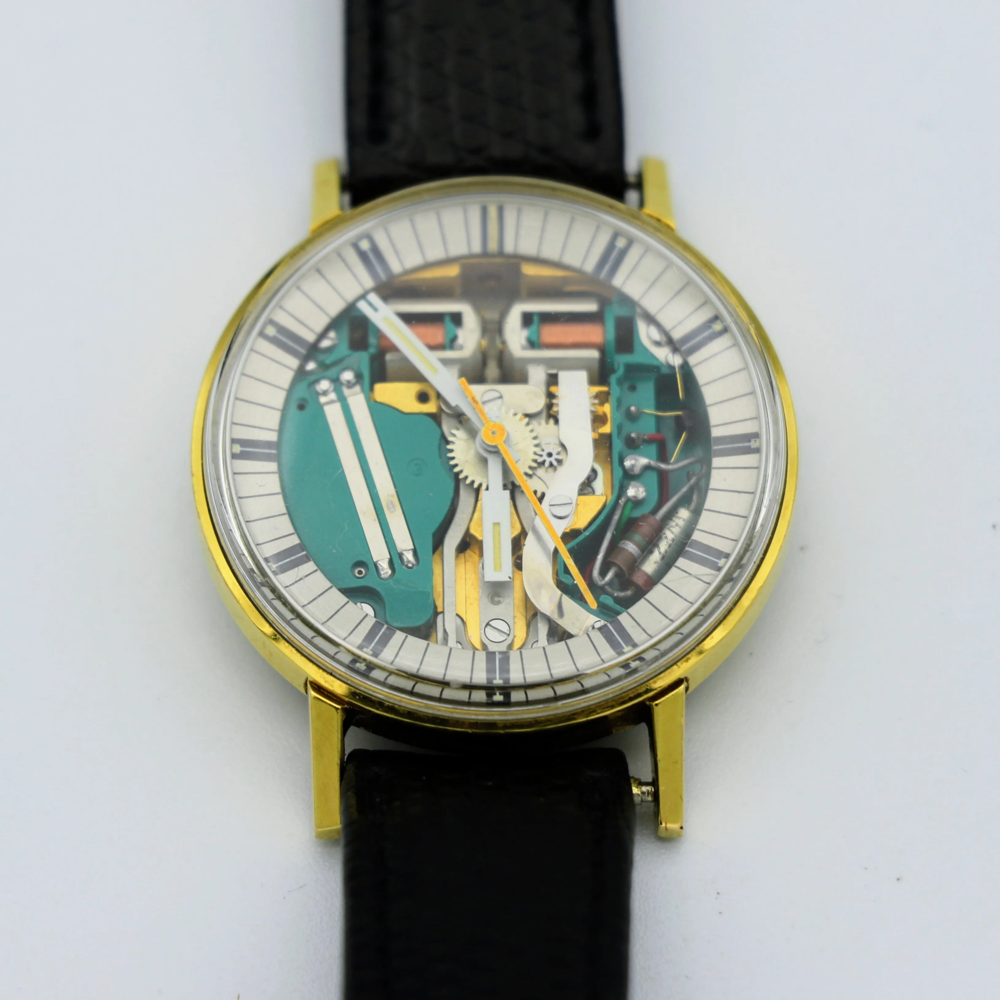 BULOVA Accutron SpaceView Writswatch Electronically Controlled 214 Tuning Fork Watch