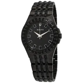 Bulova Phantom Quartz Crystal Black Dial Men's Watch 98A240