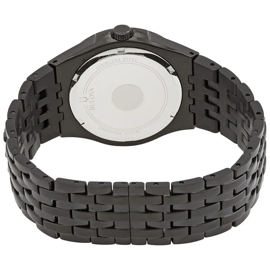 Bulova Phantom Quartz Crystal Black Dial Men's Watch 98A240
