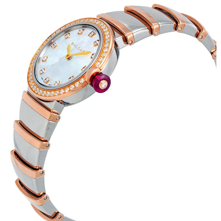 Bvlgari Lvcea Ladies 18 Carat Rose Gold Watch 102475