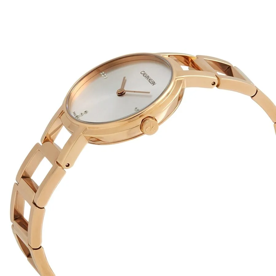 Calvin Klein Cheers Quartz Silver Dial Ladies Watch K8N2364W