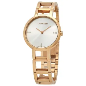 Calvin Klein Cheers Quartz Silver Dial Ladies Watch K8N2364W