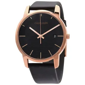 Calvin Klein City Quartz Black Dial Men's Watch K2G2G6CZ