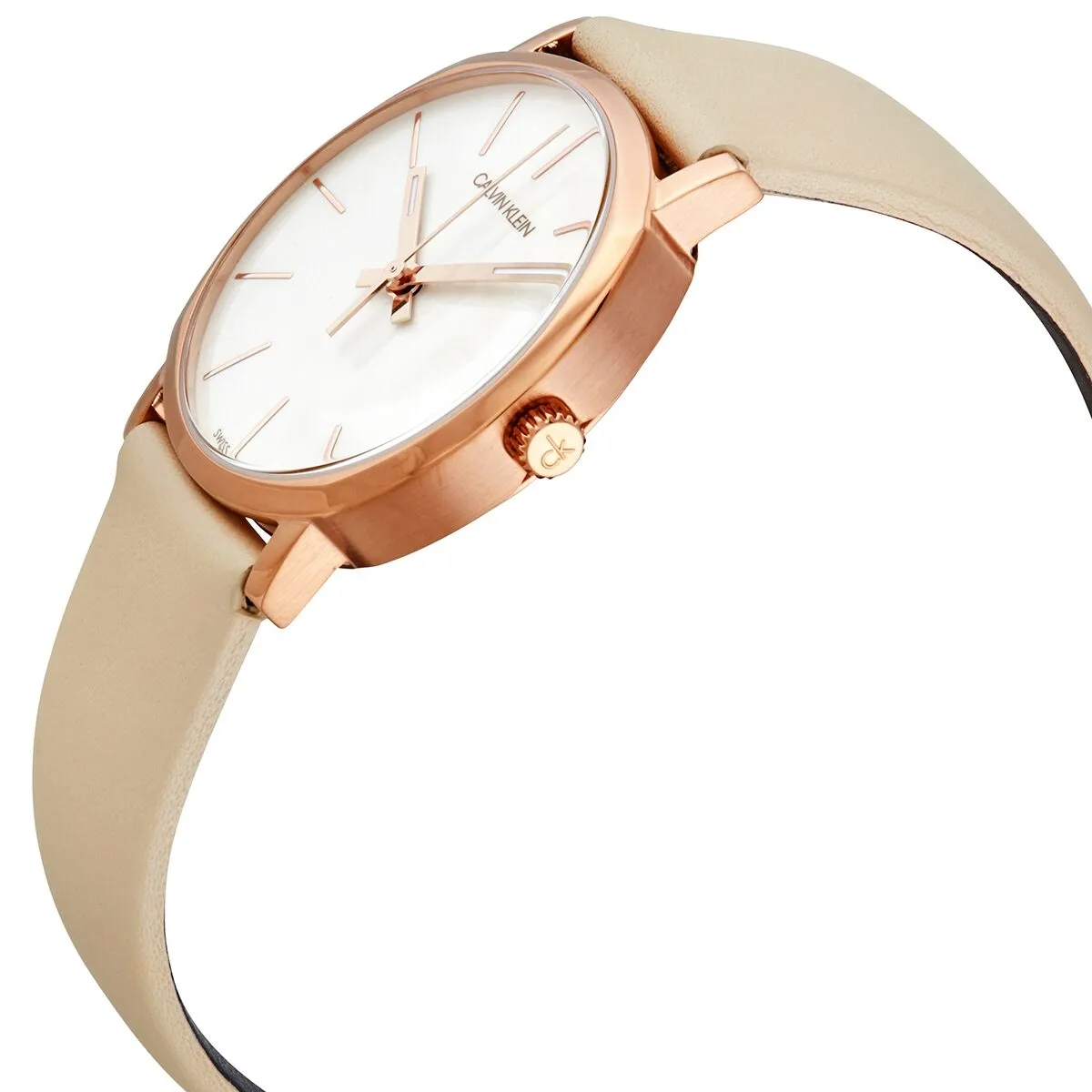Calvin Klein Posh Quartz White Dial Ladies Watch K8Q336X2