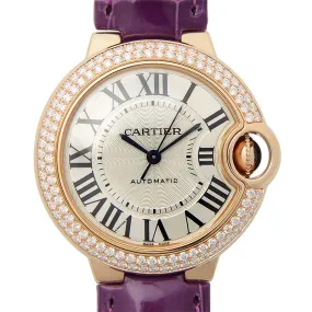 Cartier Ballon Bleu Silver Dial Ladies Watch WE902066
