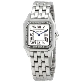 Cartier Panthere de Cartier Silver Dial 18kt White Gold Ladies Watch WJPN0007