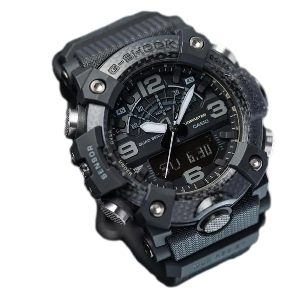 Casio G-SHOCK MUDMASTER with Carbon Core Analog-Digital Men's Watch - GGB100-1B